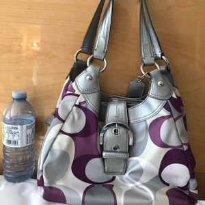 SOHO signature boho scarf print purse